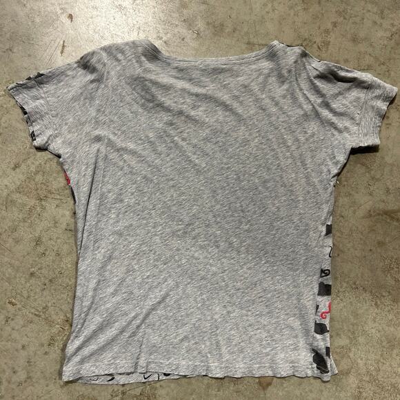 Marc by Marc Jacob Size Small 100% Pima Cotton Gray Mouse T-shirt - Picture 2 of 6